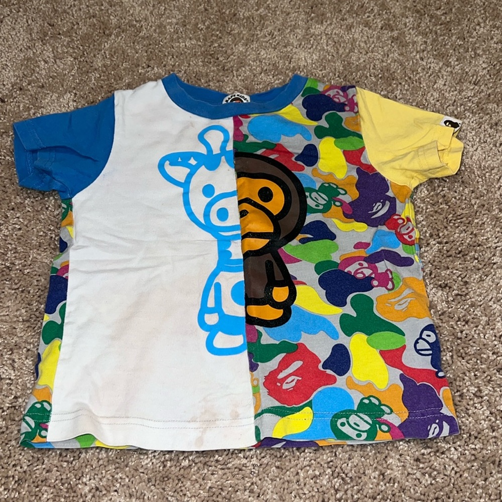 Kids Bape shirt.